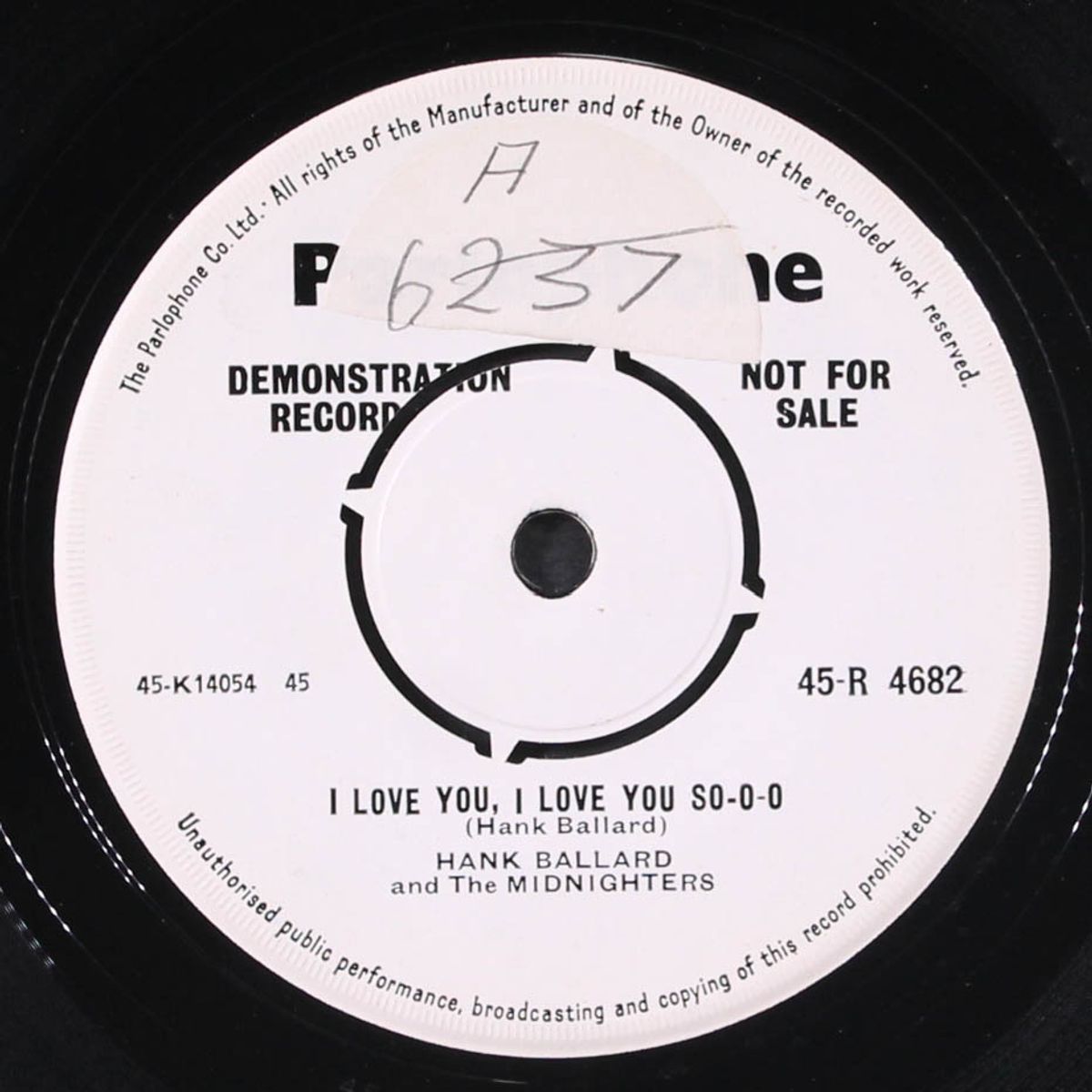finger poppin' time / i love you, i love you so-o-o by HANK BALLARD & MIDNIGHTERS