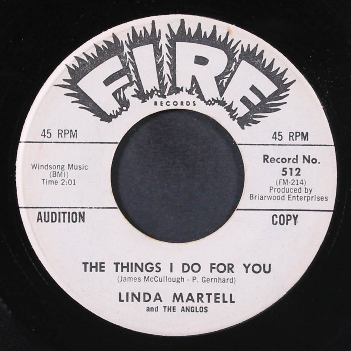 the things i do for you / a little tear by LINDA MARTELL & ANGLOS