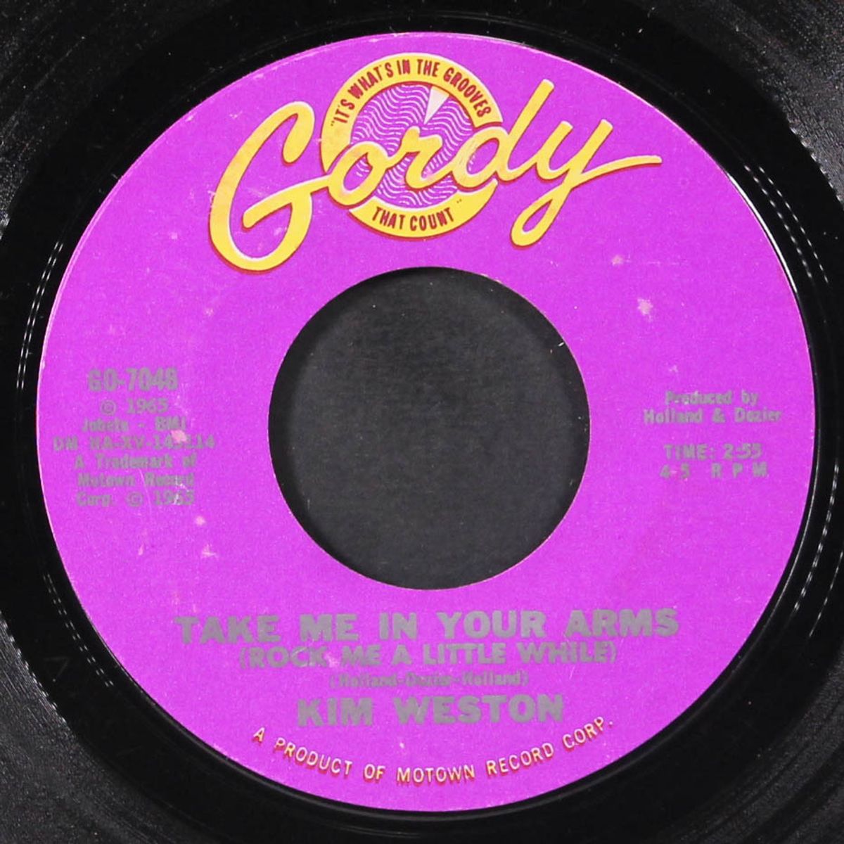 take me in your arms / don't compare me with her by KIM WESTON