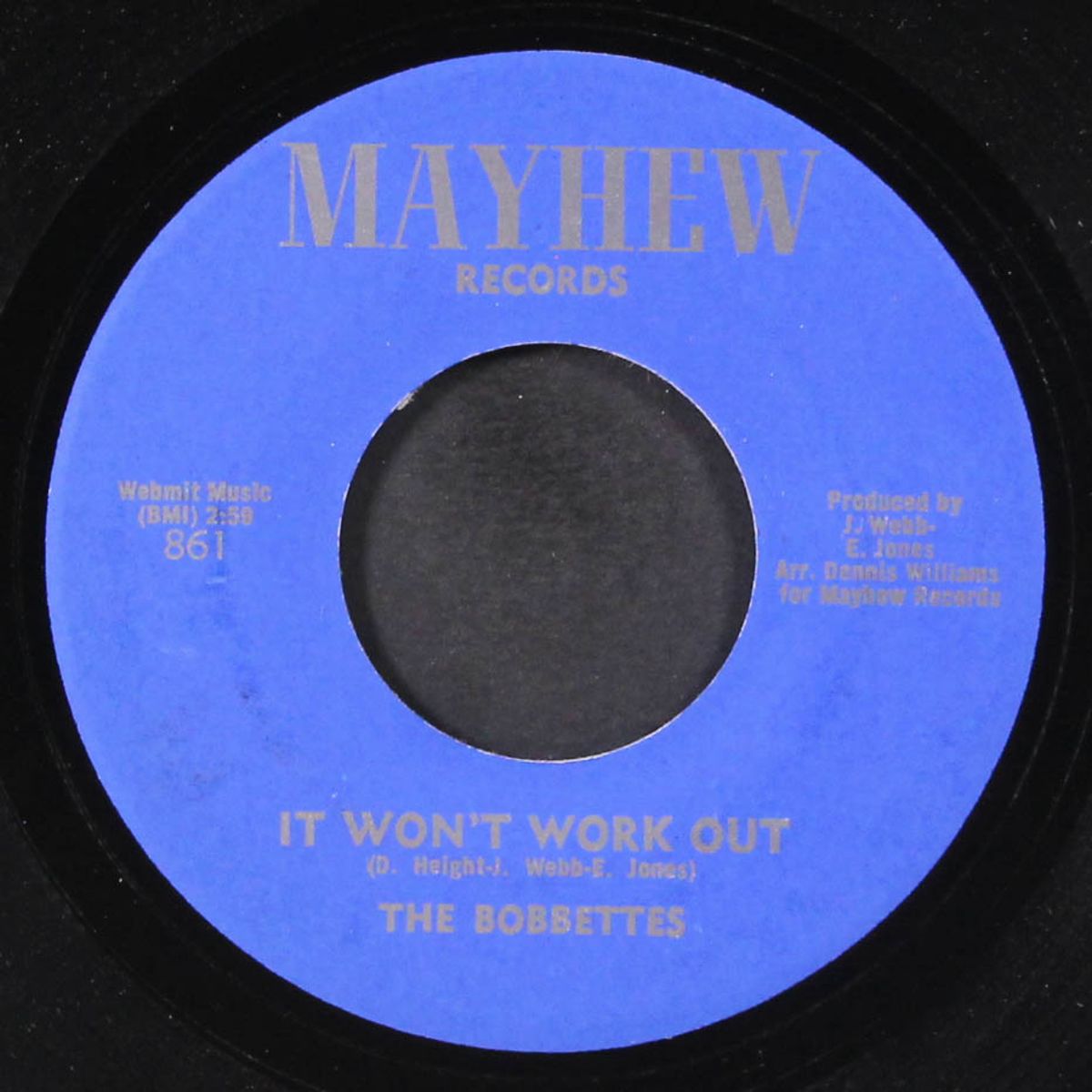 it won't work out / good man by BOBBETTES