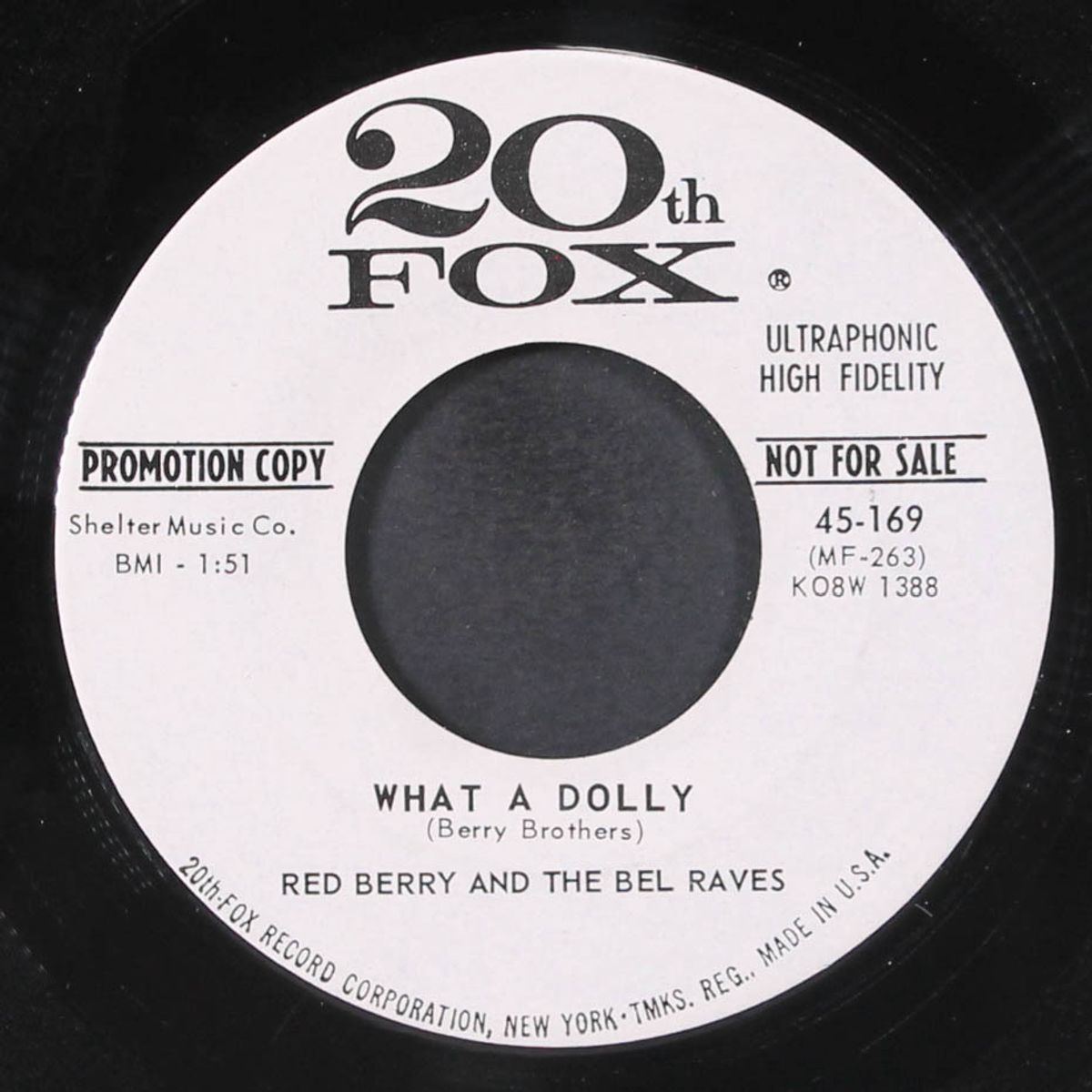 hot rod / what a dolly by LOU BERRY & BEL RAVES