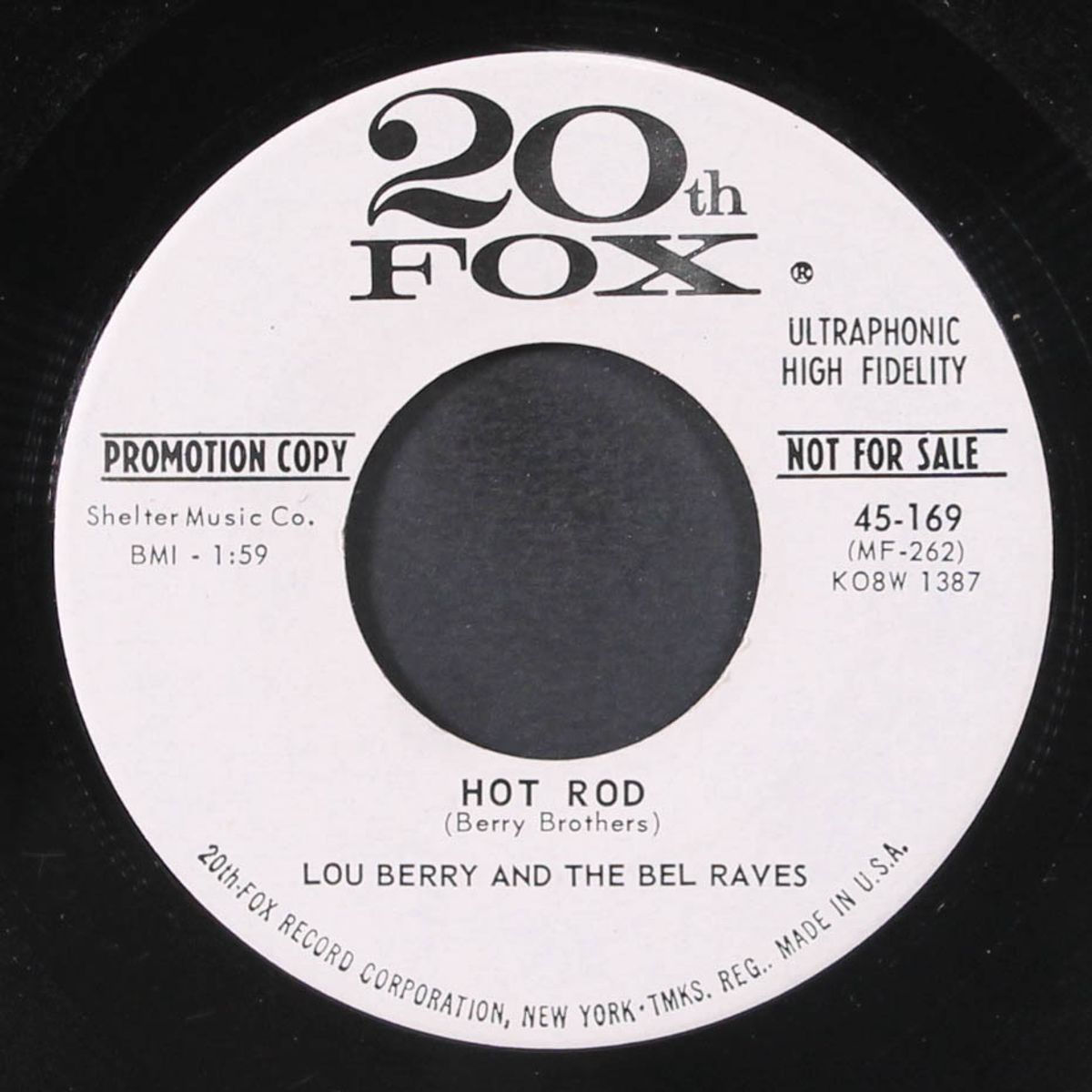 hot rod / what a dolly by LOU BERRY & BEL RAVES