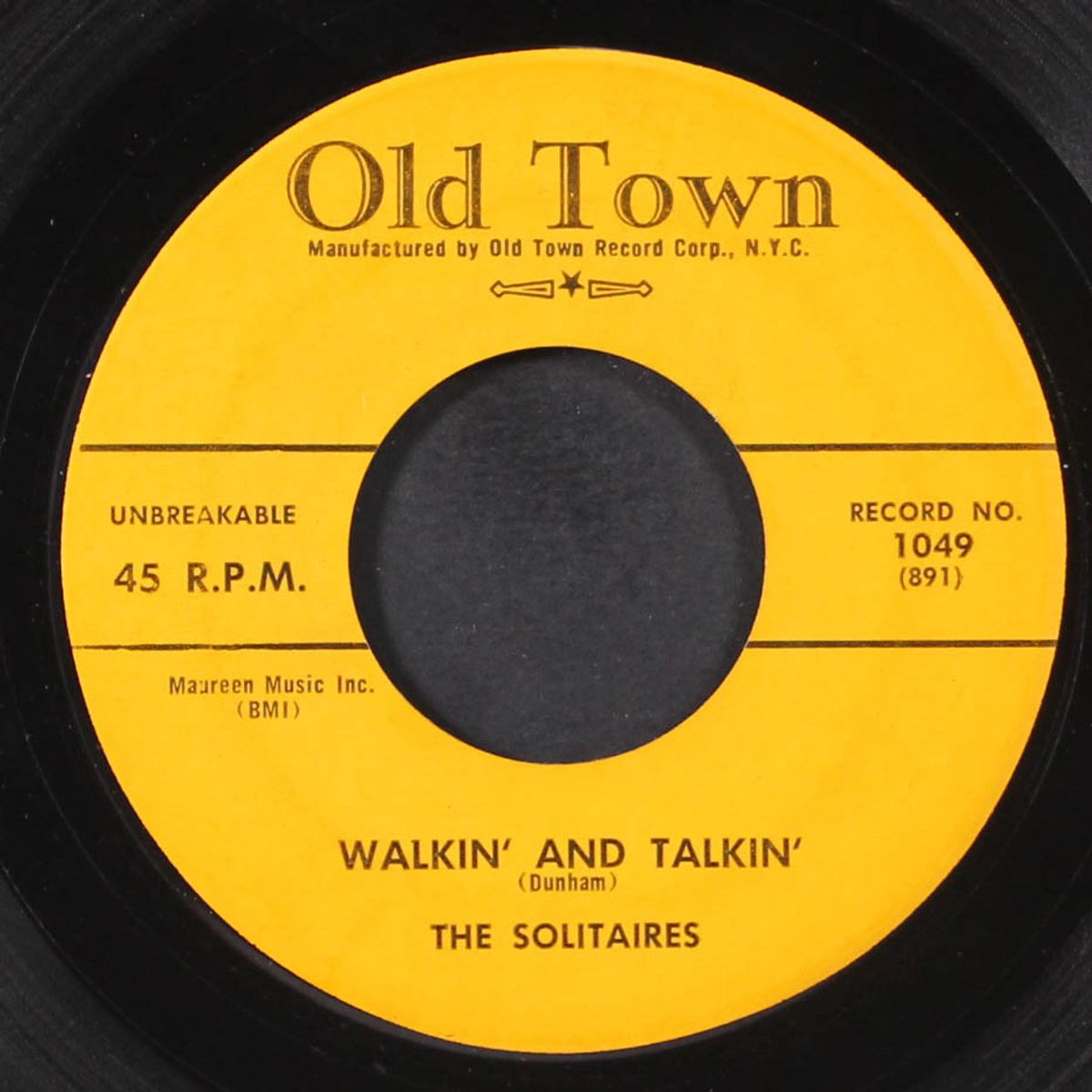 no more sorrows / walkin' and talkin' by SOLITAIRES