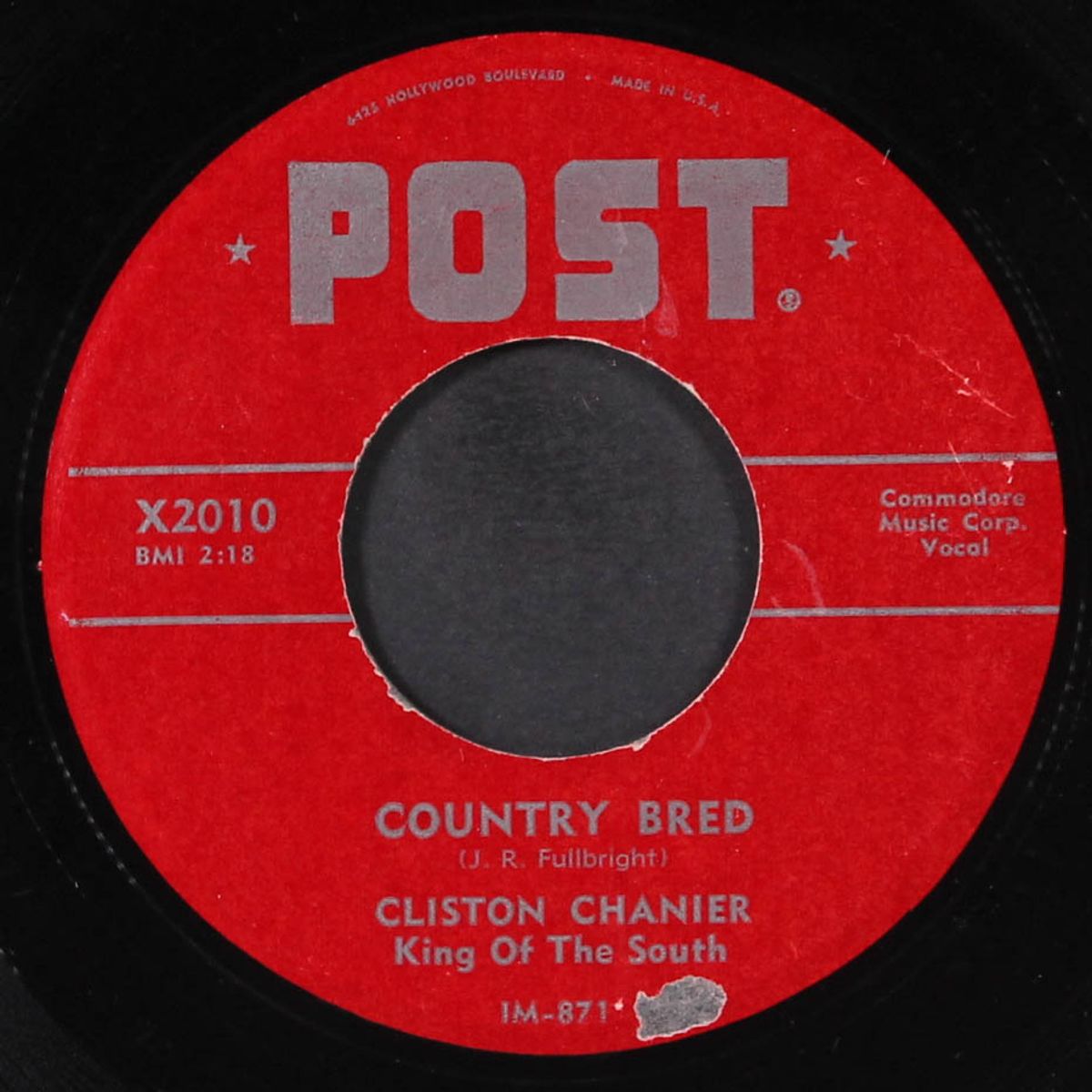 rockin' the bop / country bred by CLISTON CHANIER