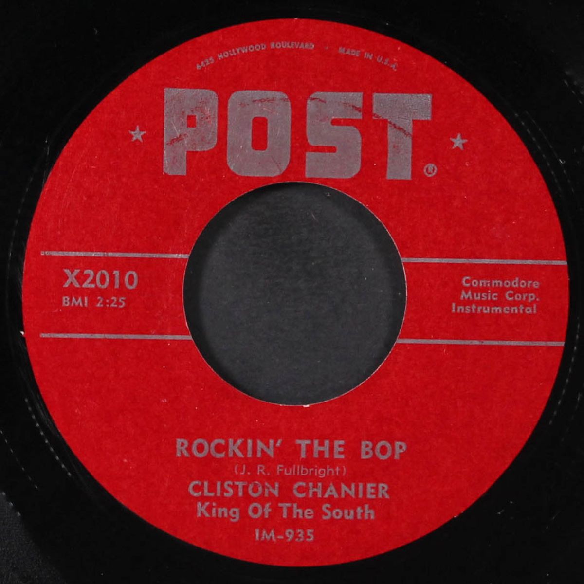 rockin' the bop / country bred by CLISTON CHANIER