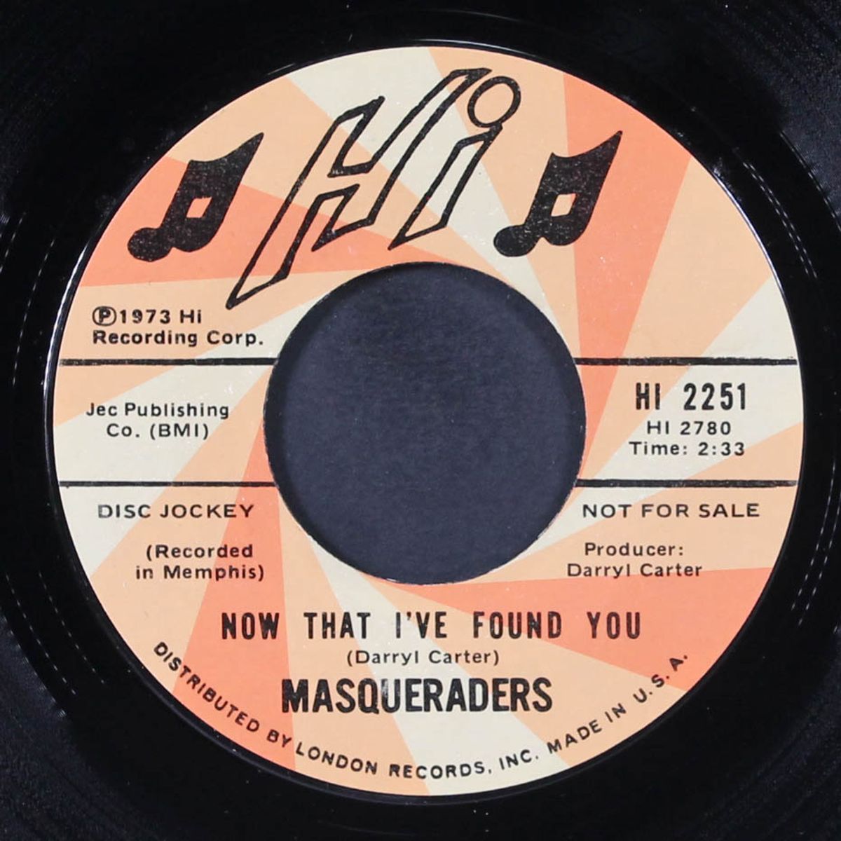 now that i've found you / let the love bells ring by MASQUERADERS