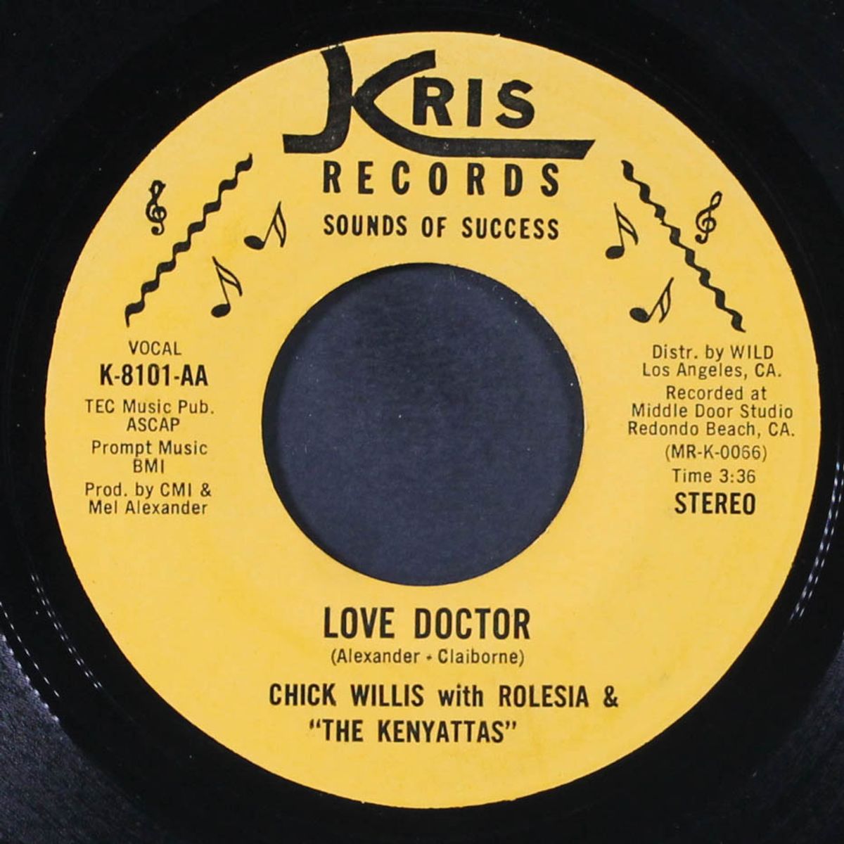 love doctor / stoop down '76 by CHICK WILLIS