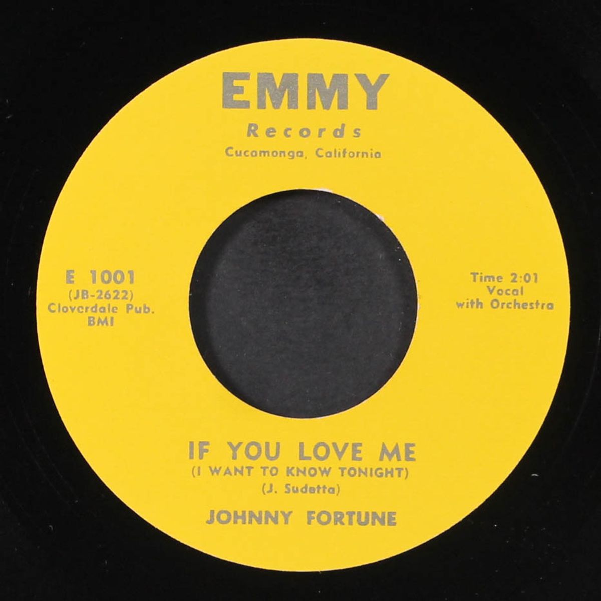 alone and cryin' / if you love me by JOHNNY FORTUNE