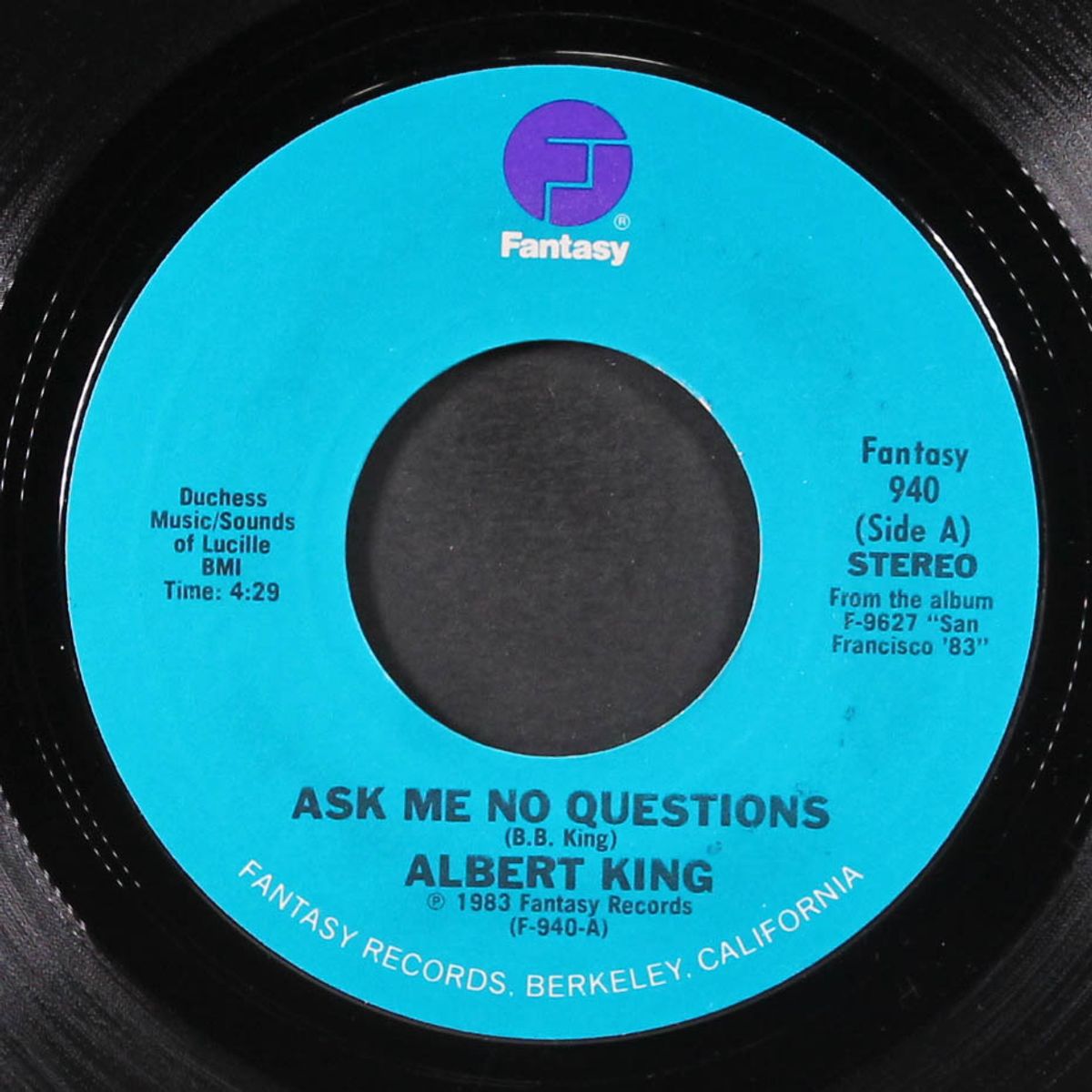 ask me no questions / honey bee by ALBERT KING