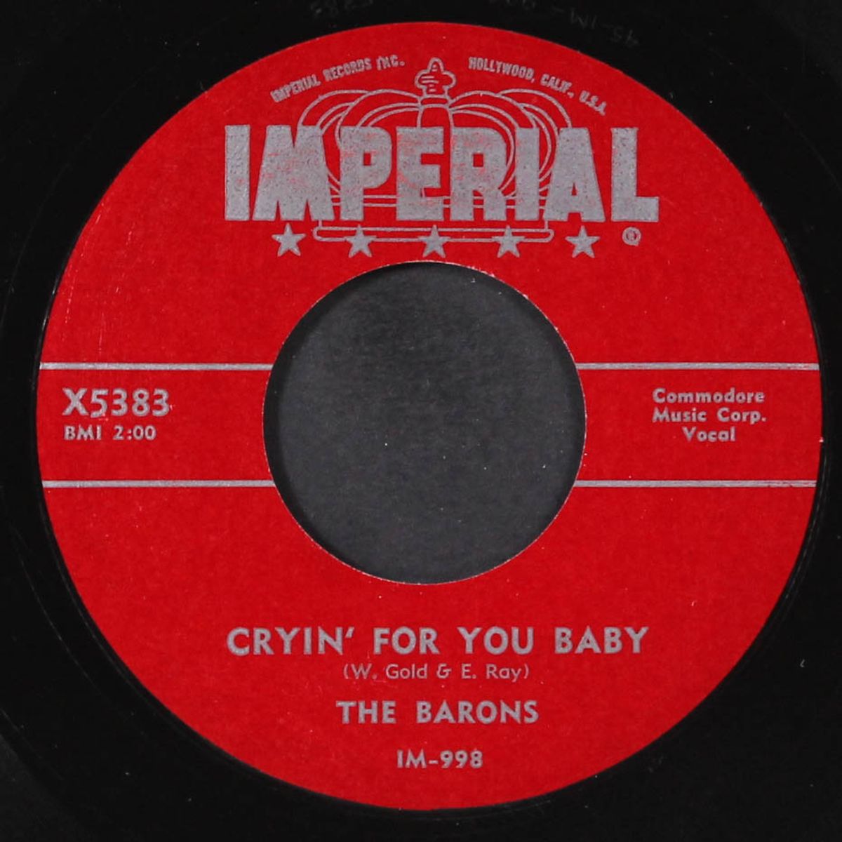 so long, my darling / cryin' for you baby by BARONS