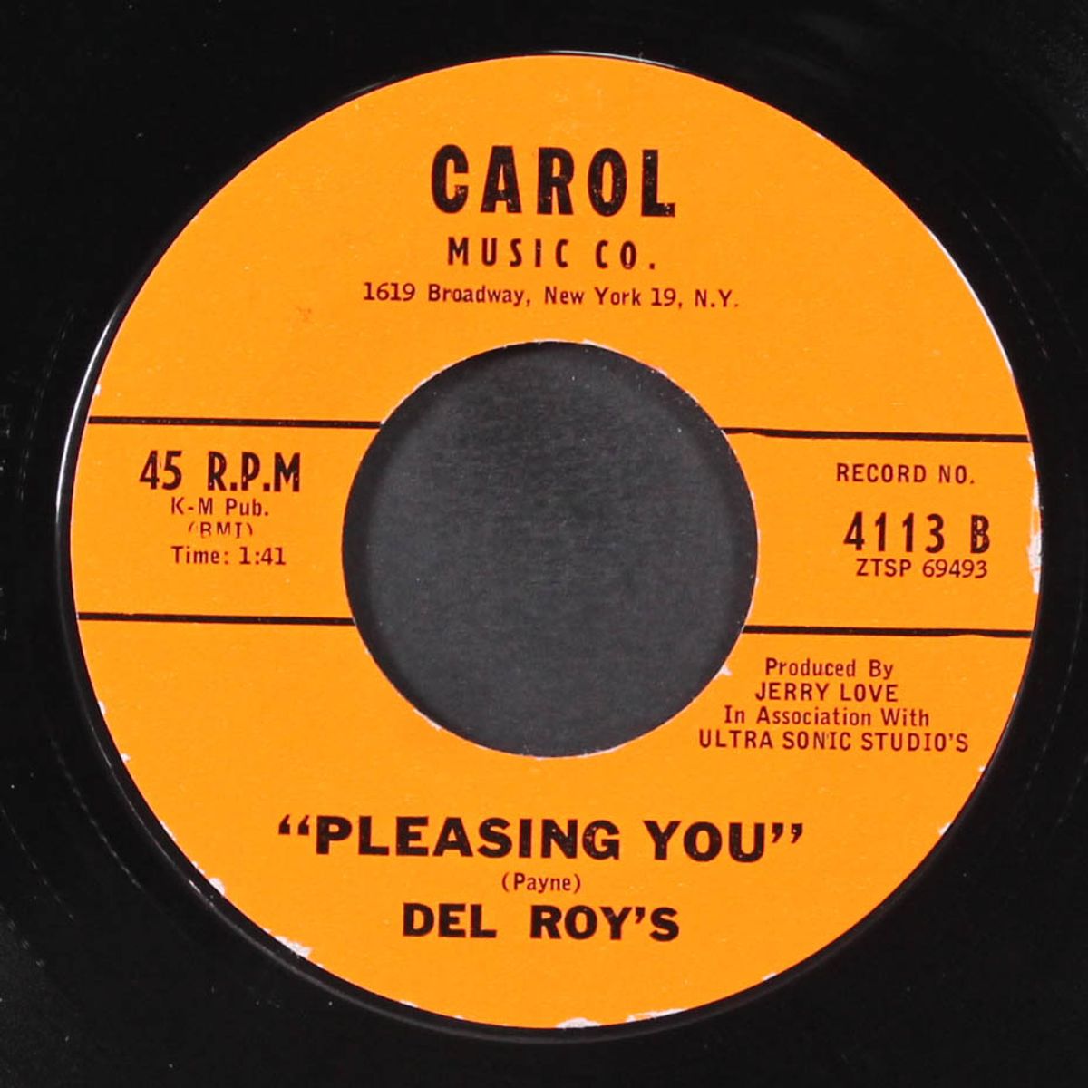 pleasing you / love me tenderly by DEL ROY'S