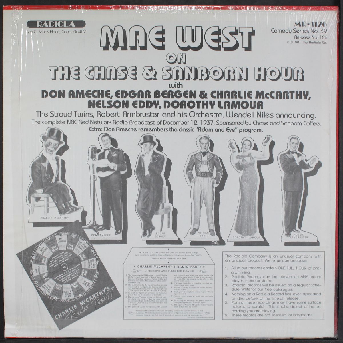 on the chase & sanborn hour by MAE WEST