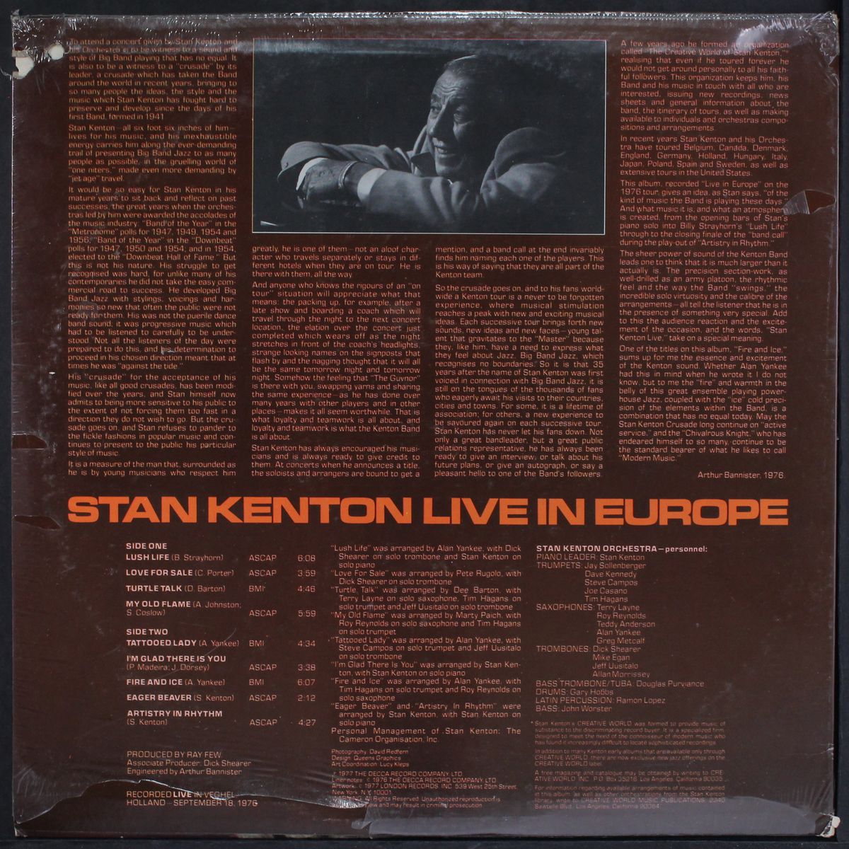live in europe by STAN KENTON