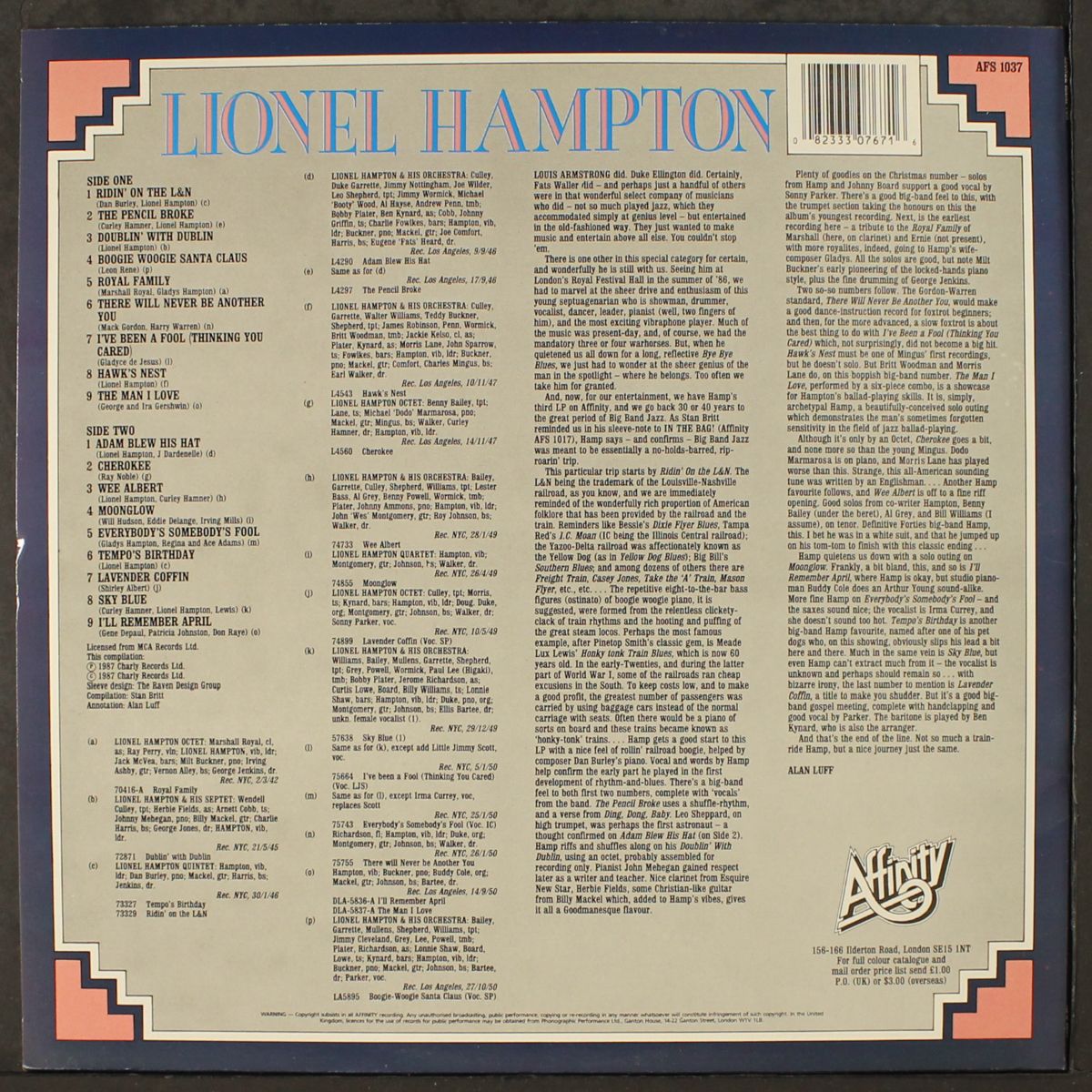 ridin' on the l&n by LIONEL HAMPTON