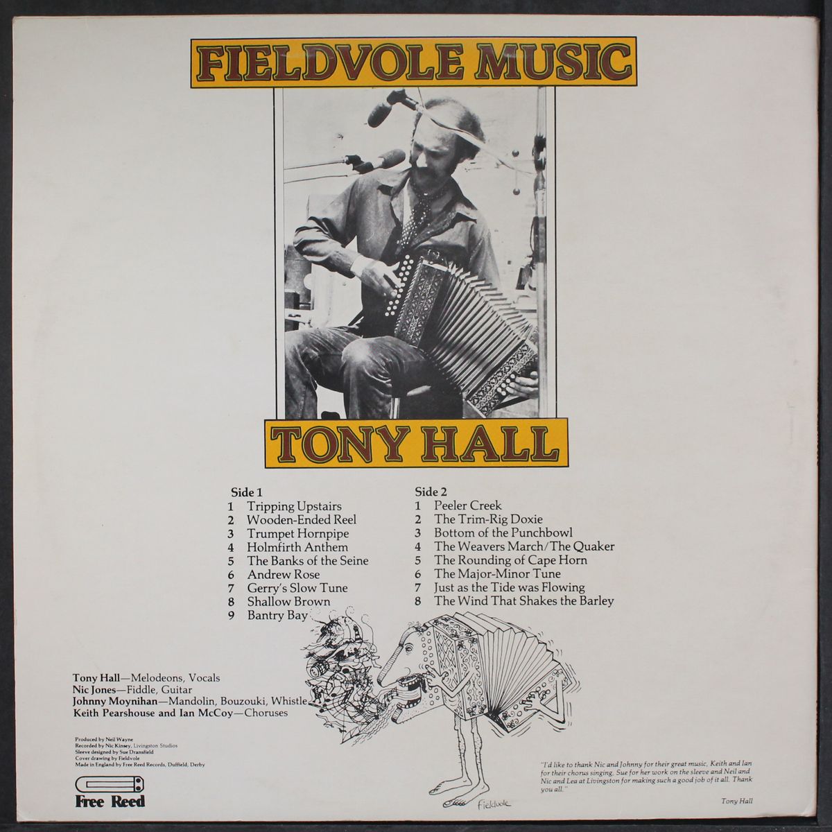 fieldvole music by TONY HALL