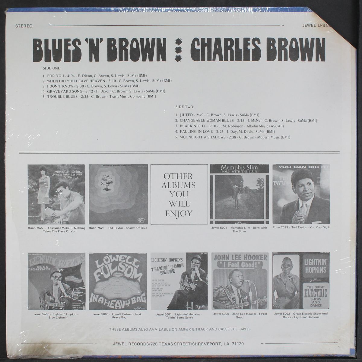 blues 'n' brown by CHARLES BROWN