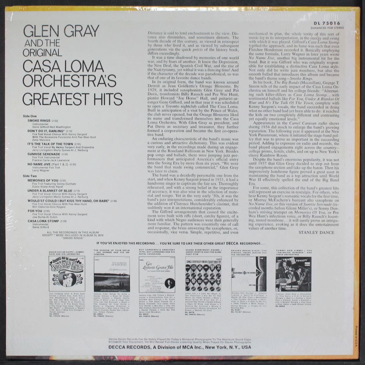 greatest hits by GLEN GRAY