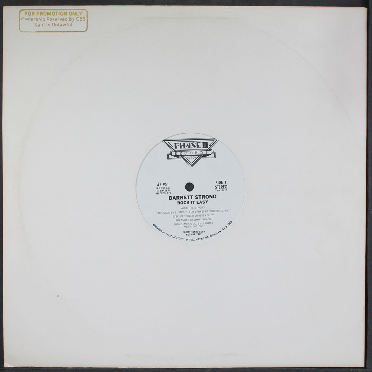 rock it easy / same by BARRETT STRONG