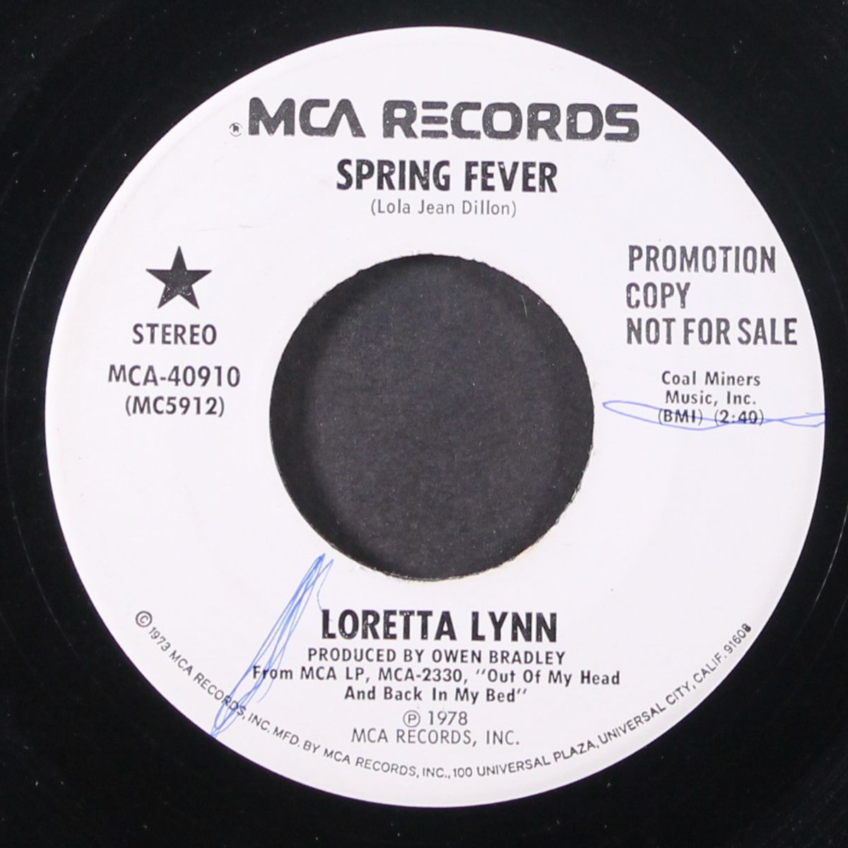 god bless the children / spring fever by LORETTA LYNN