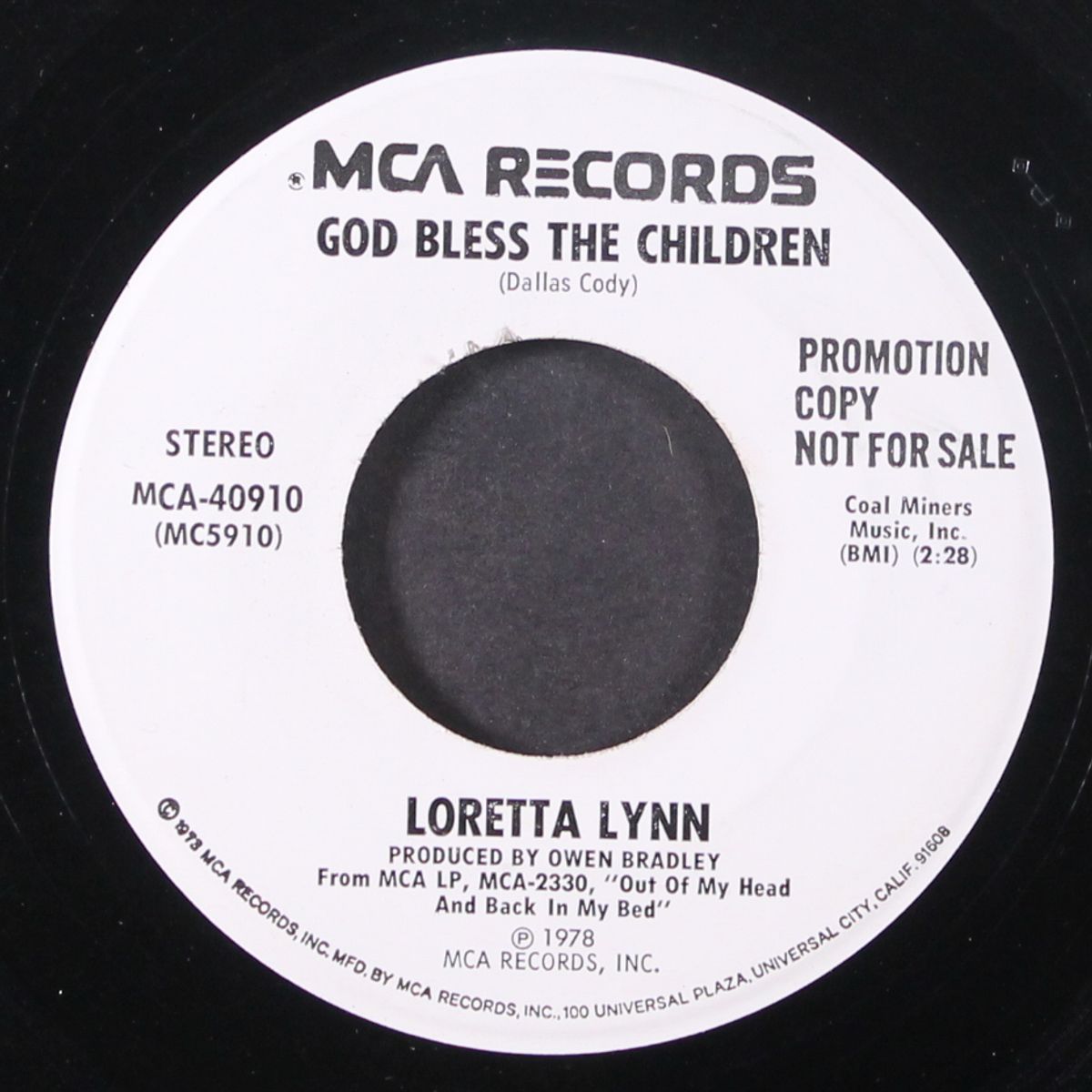 god bless the children / spring fever by LORETTA LYNN