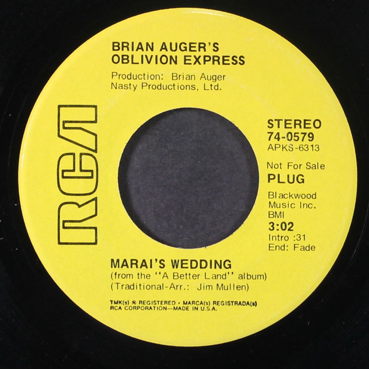 trouble / maria's wedding by BRIAN AUGER'S OBLIVION EXPRESS