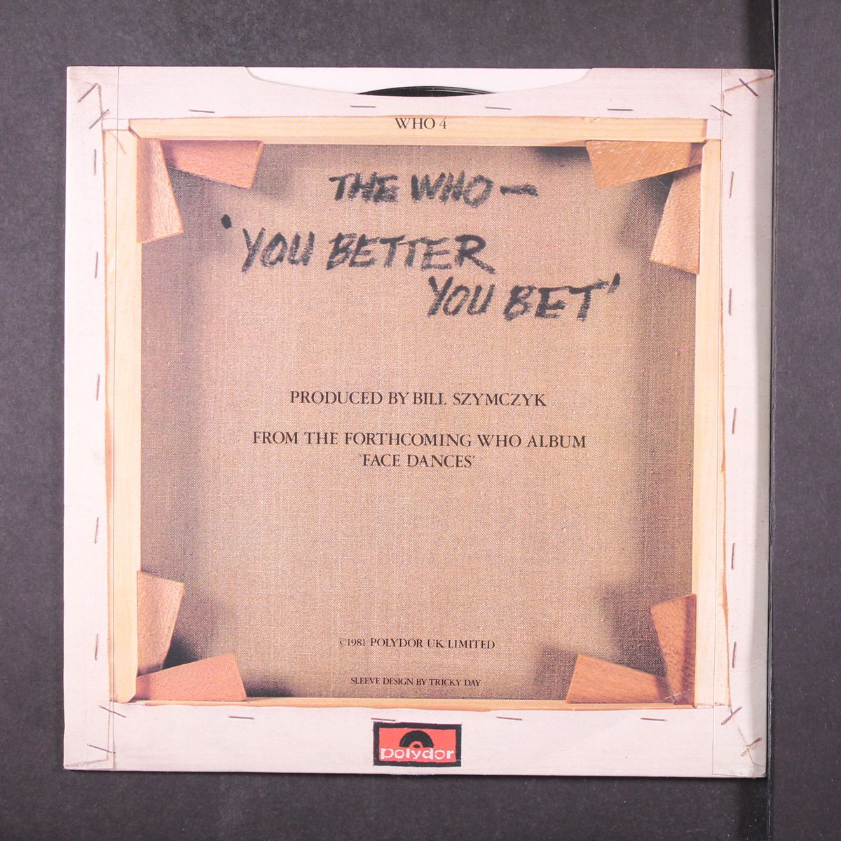 you better you bet / the quiet one by WHO
