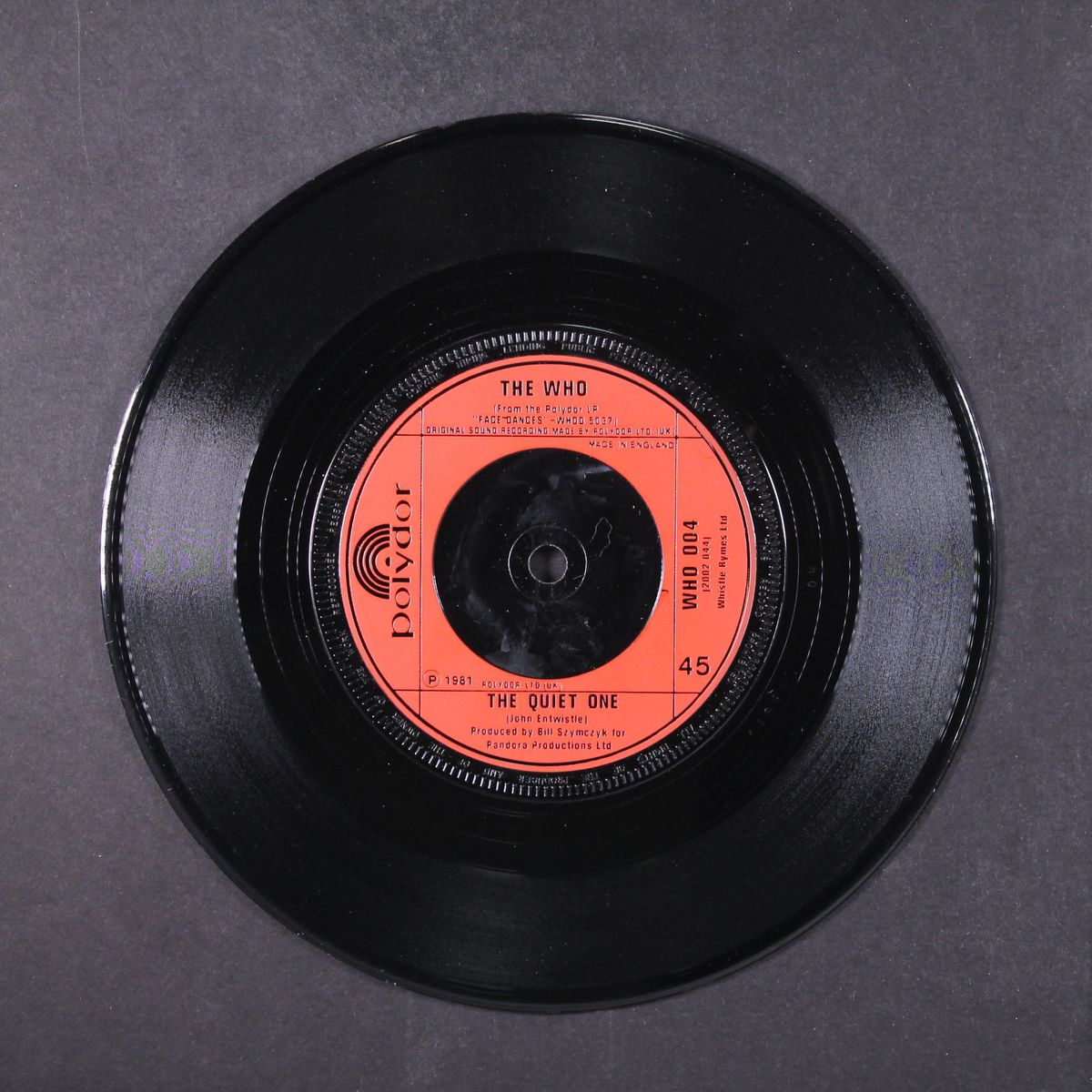 you better you bet / the quiet one by WHO