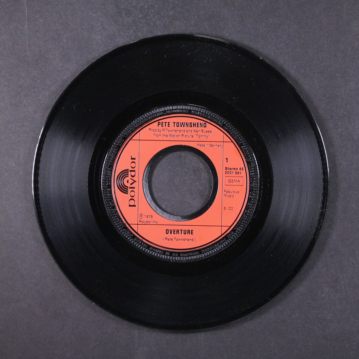 listening to you / see me feel me / overture from tommy by PETE TOWNSHEND