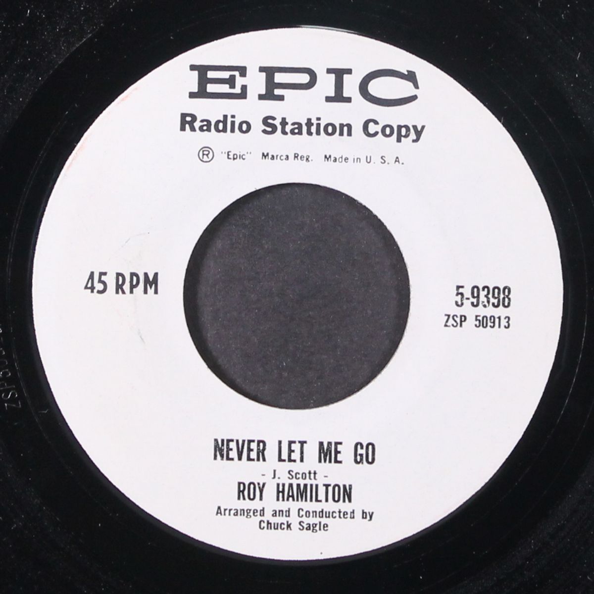 never let me go by ROY HAMILTON