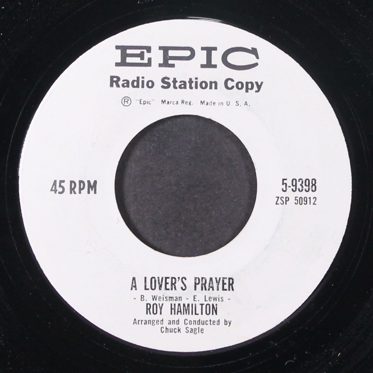 never let me go by ROY HAMILTON