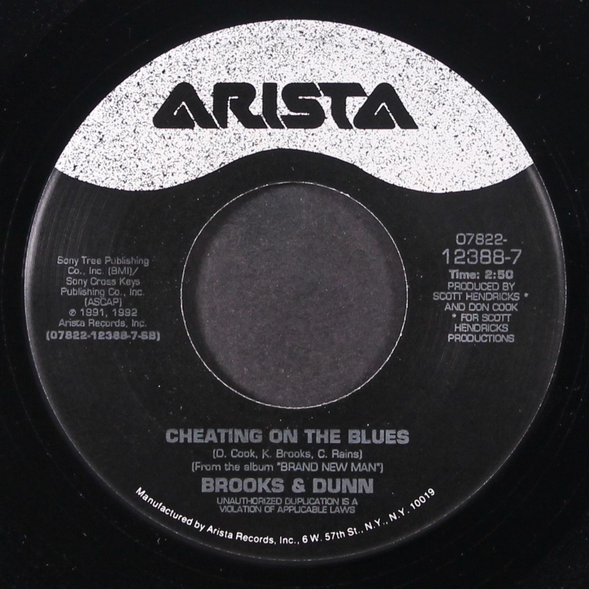 neon moon / cheating on the blues by BROOKS & DUNN