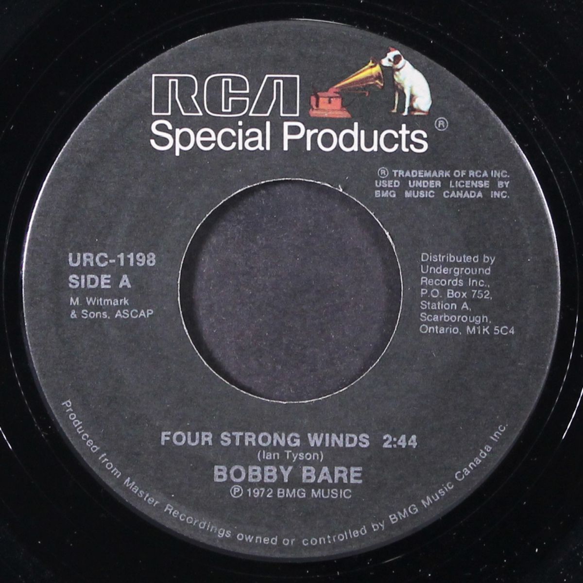 shame on me / four strong winds by BOBBY BARE