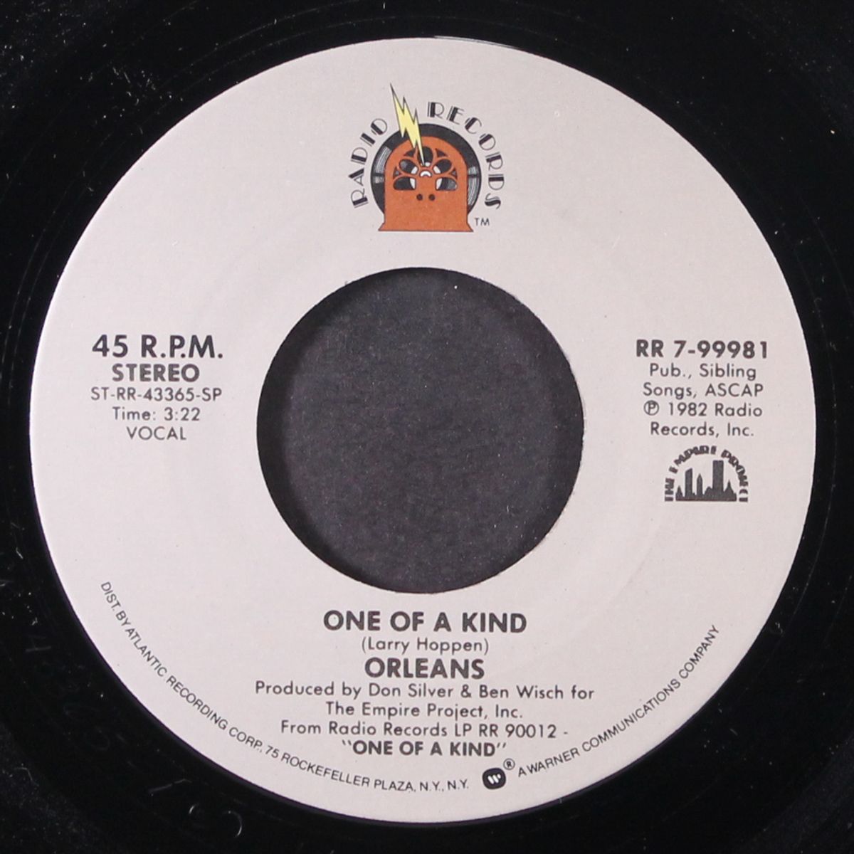 one of a kind / beatin' around the bush by ORLEANS