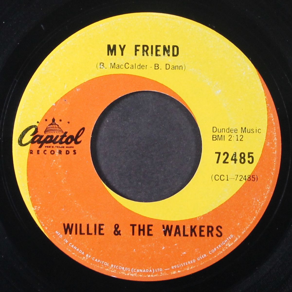 my friend / is it easy to see by WILLIE & WALKERS
