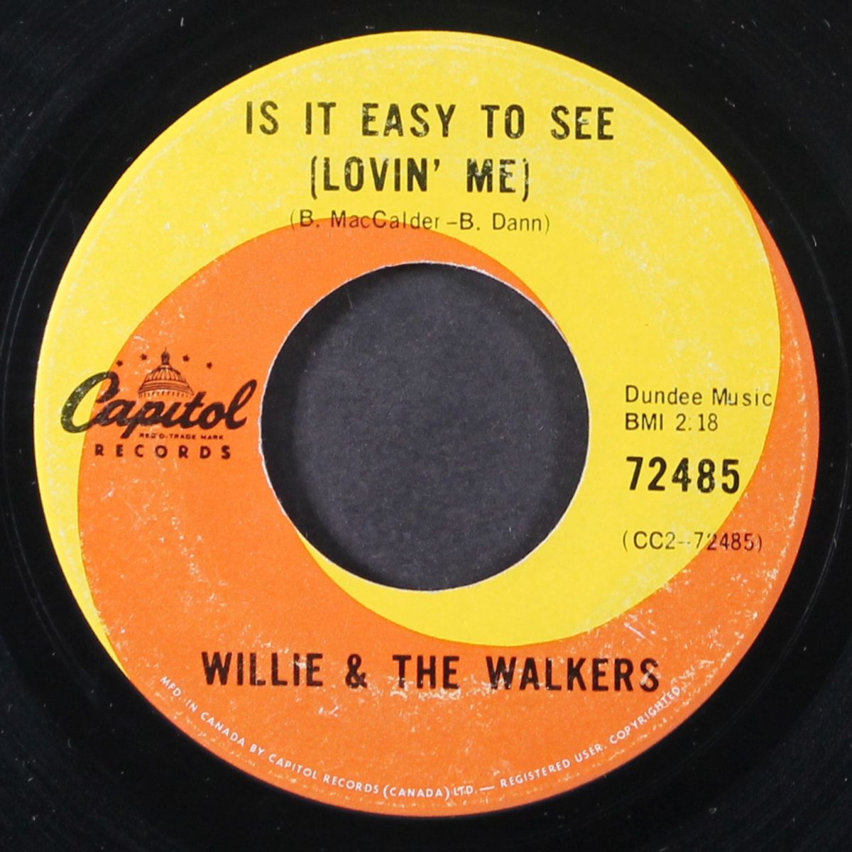 my friend / is it easy to see by WILLIE & WALKERS