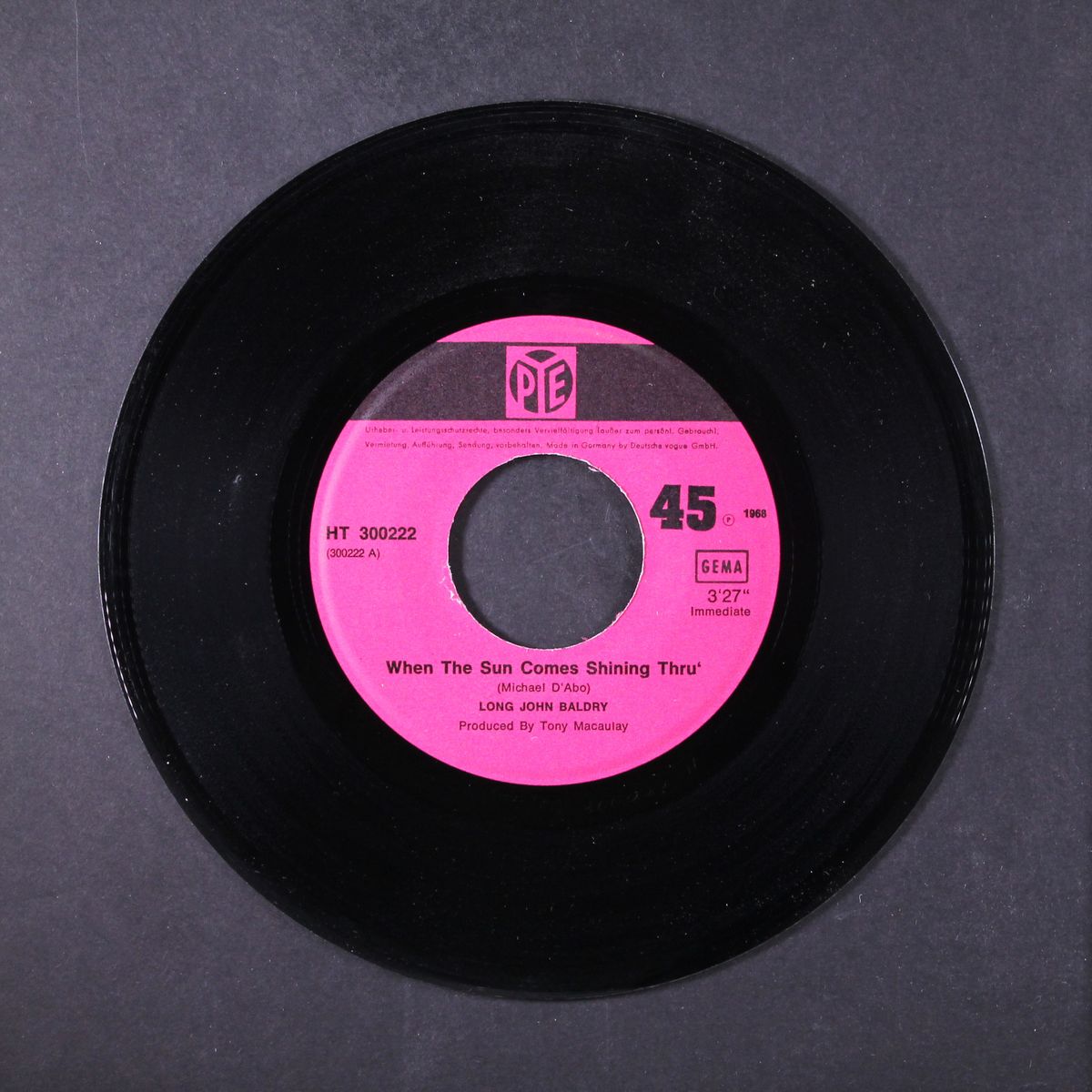 when the sun comes shining thru' by LONG JOHN BALDRY
