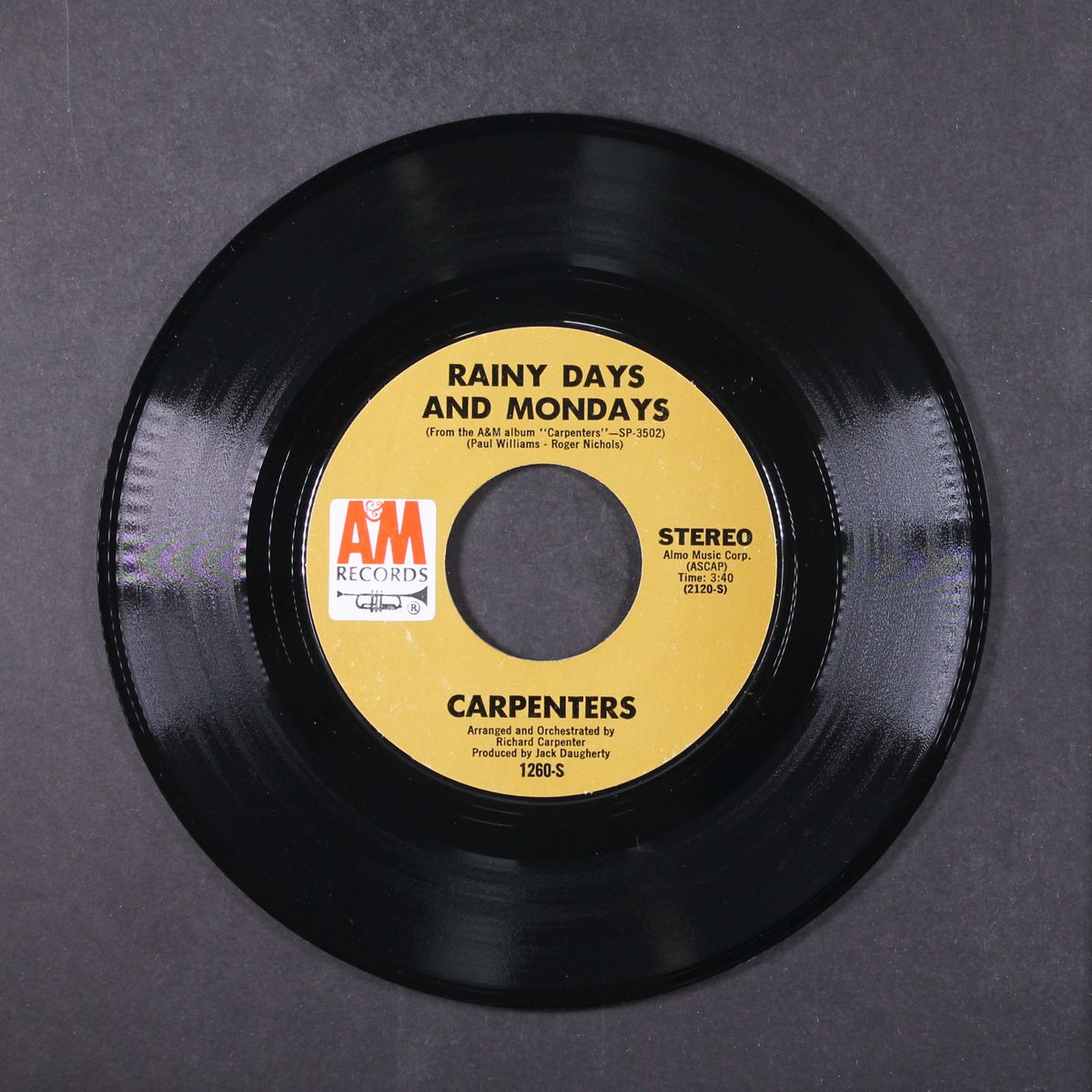 rainy days and mondays / saturday by CARPENTERS