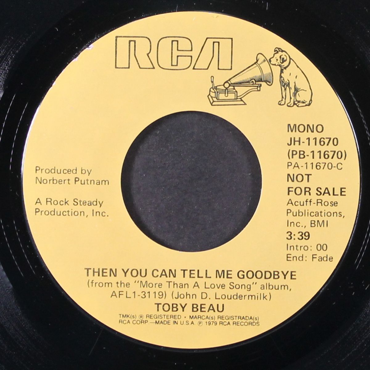 then you can tell me goodbye / mono by TOBY BEAU