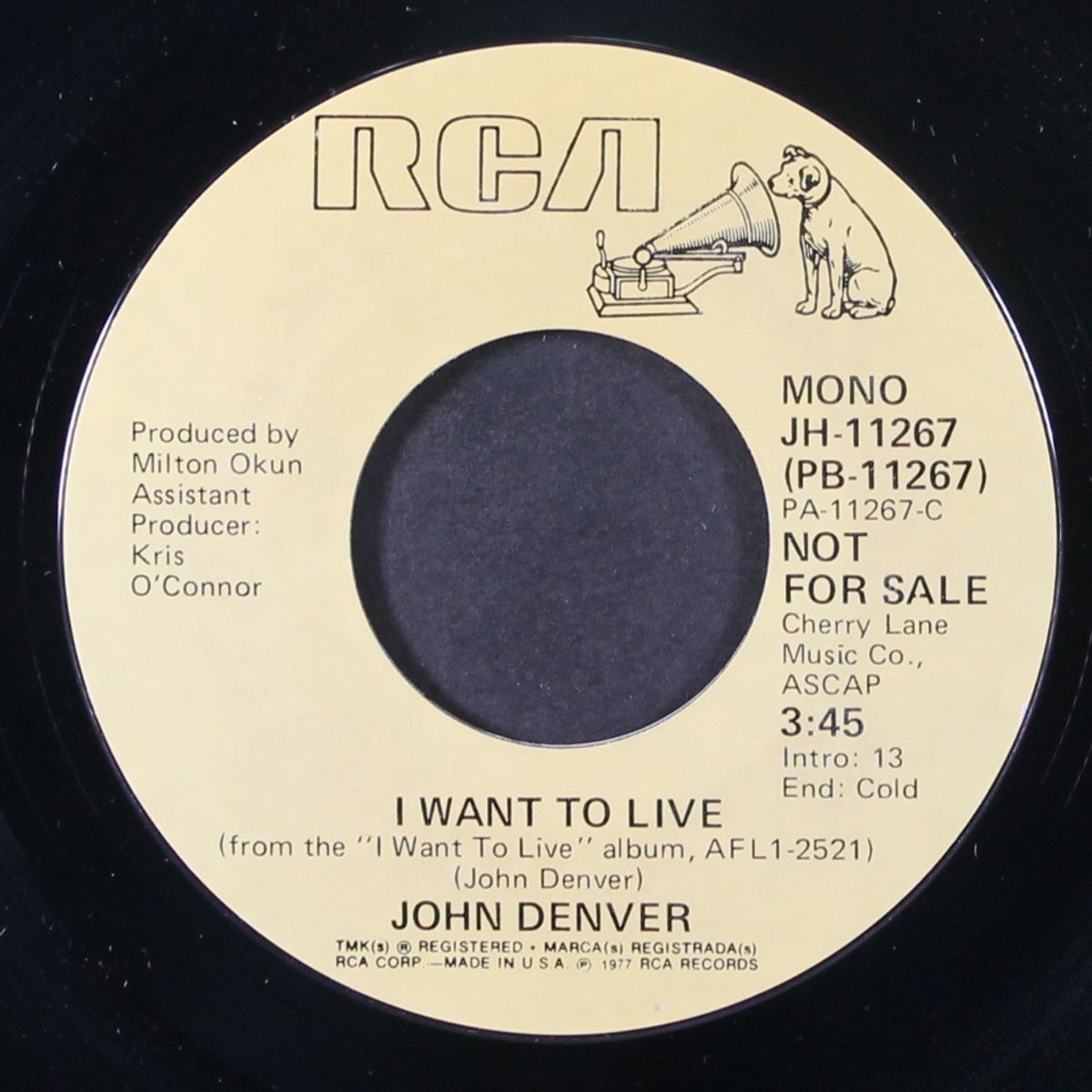 i want to live / mono by JOHN DENVER