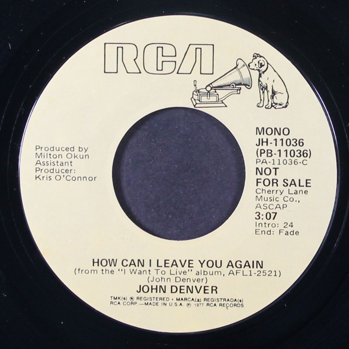 how can i leave you again / mono by JOHN DENVER