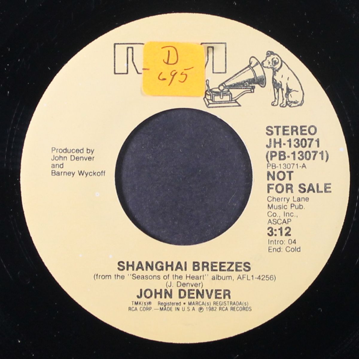 shanghai breezes / mono by JOHN DENVER