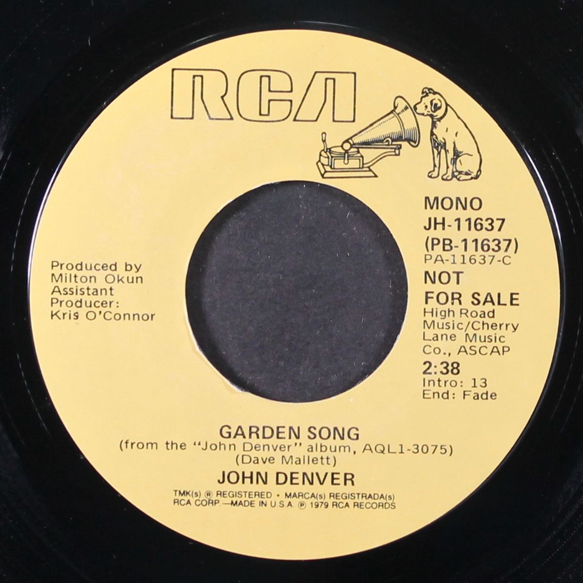 garden song / mono by JOHN DENVER