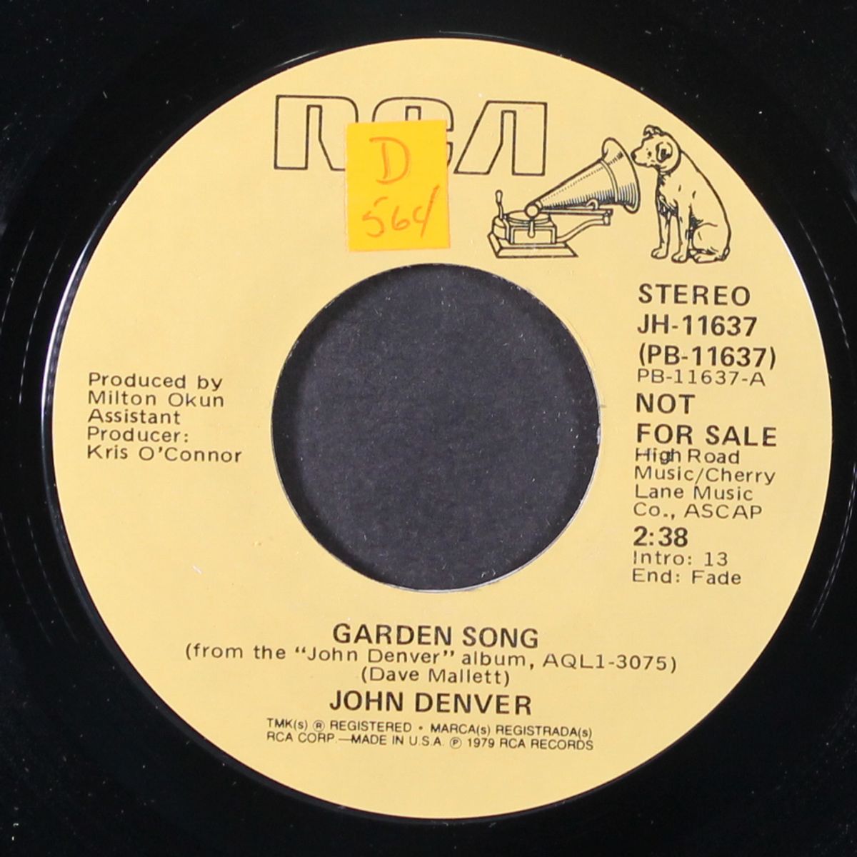 garden song / mono by JOHN DENVER
