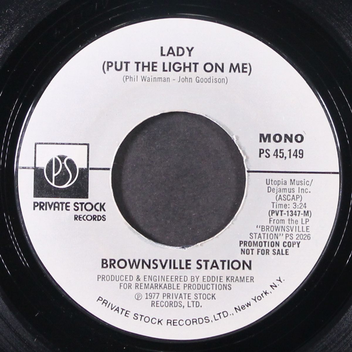 lady (put the light on) / mono by BROWNSVILLE STATION