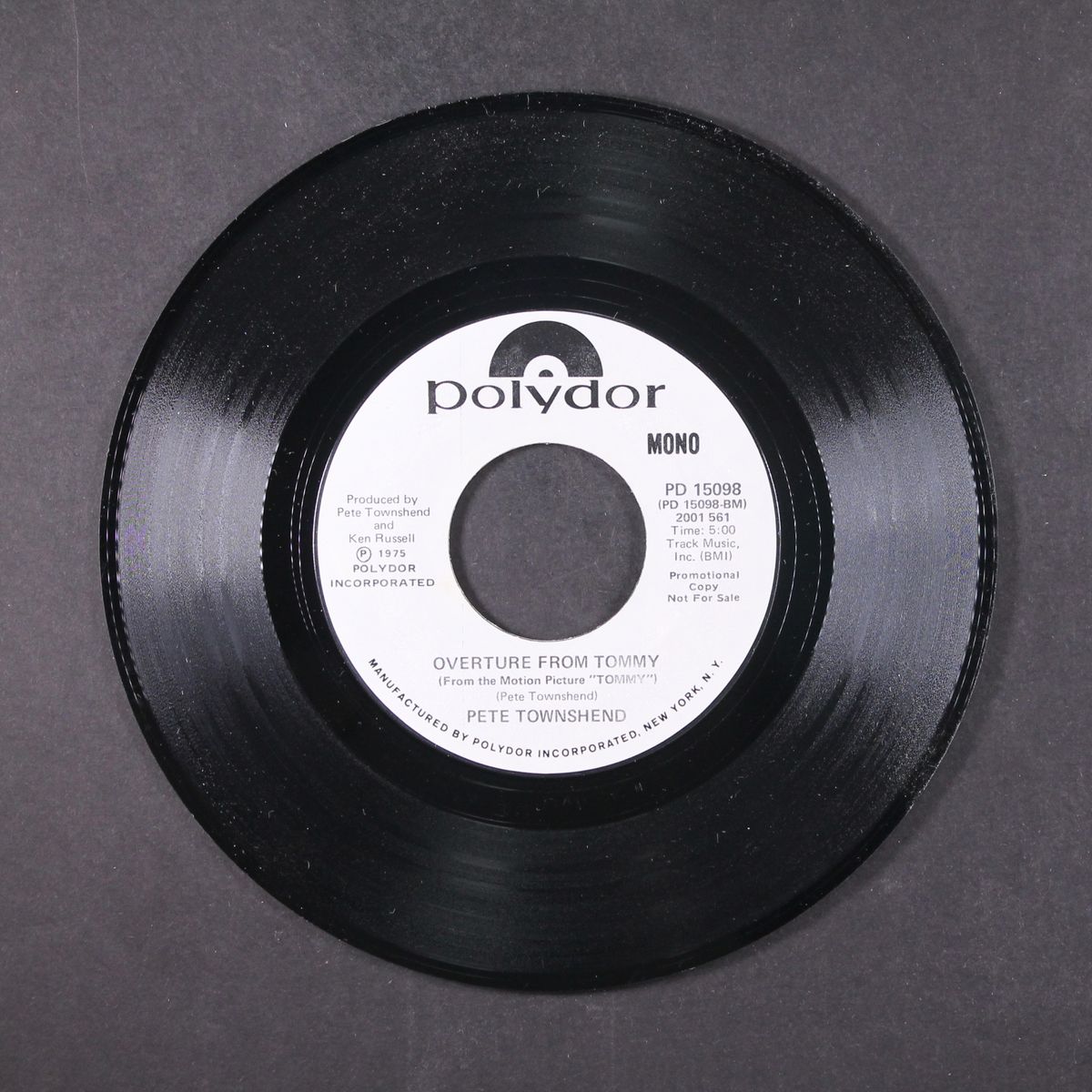 overture from tommy / mono by PETE TOWNSHEND