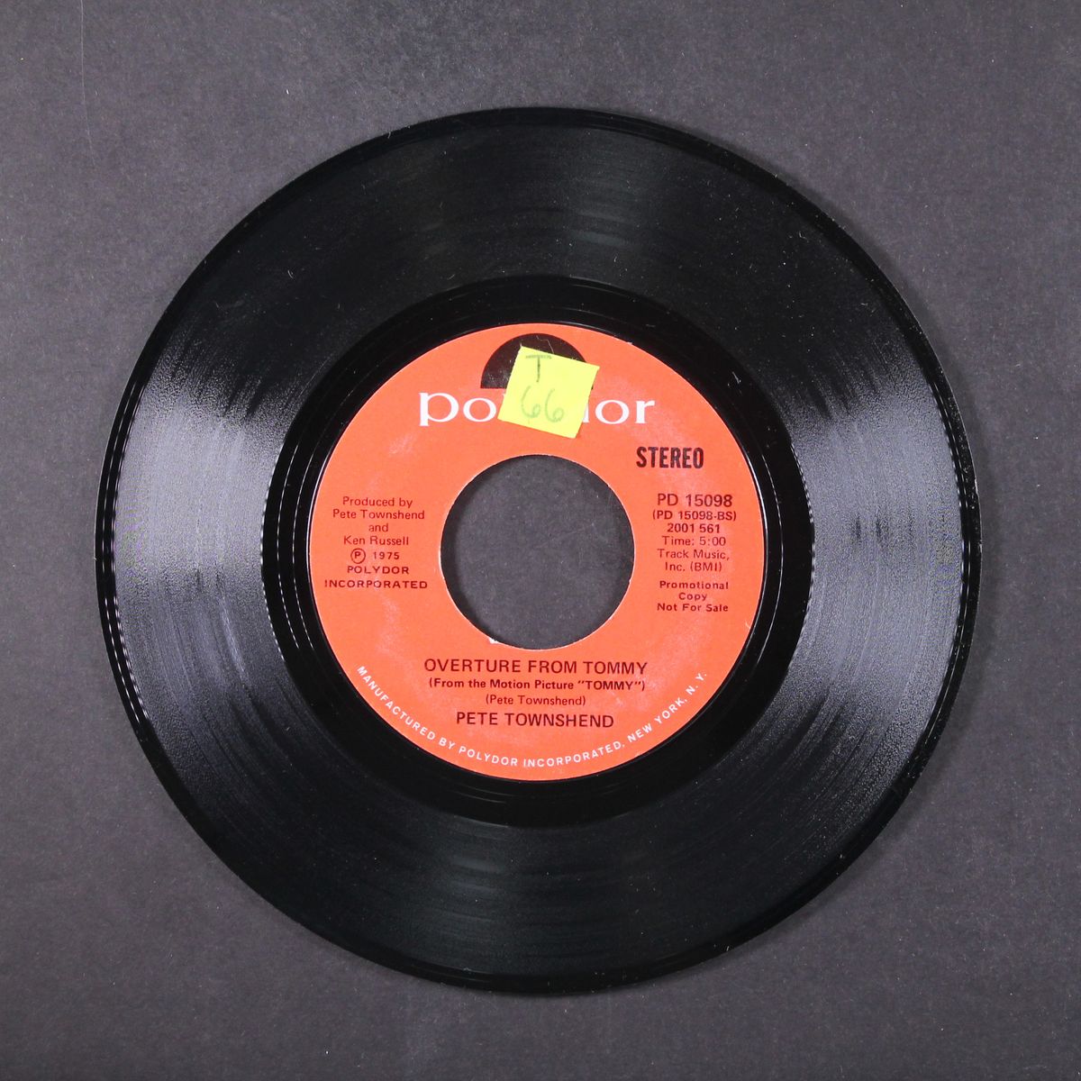overture from tommy / mono by PETE TOWNSHEND