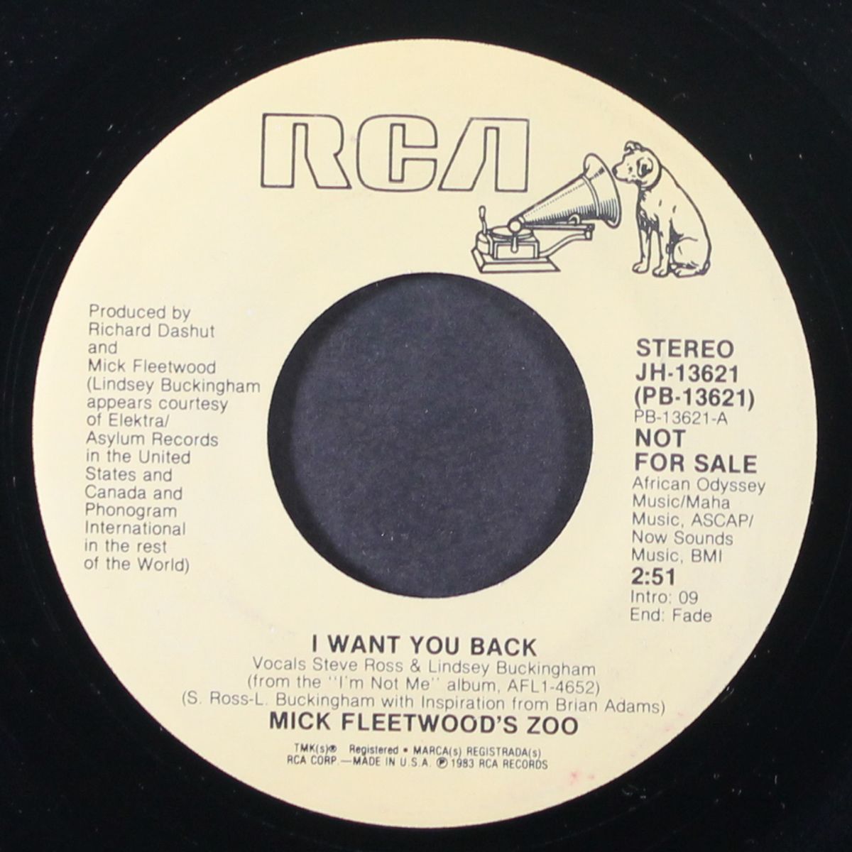 i want you back / mono by MICK FLEETWOOD'S ZOO