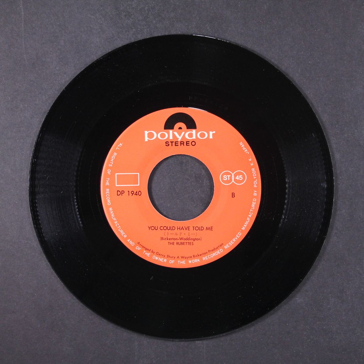 you could have told me by RUBETTES