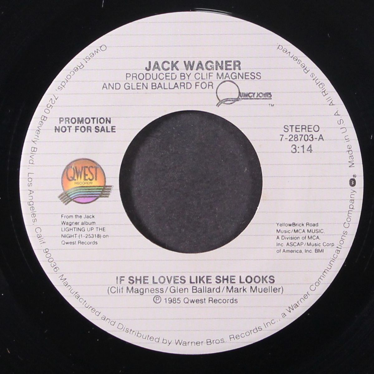 if she loves like she looks / same by JACK WAGNER