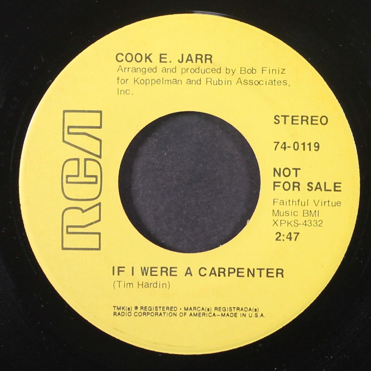 if i were a carpenter by COOK E. JARR